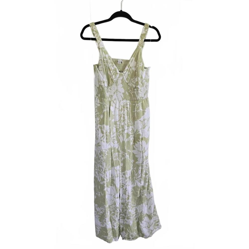 American Eagle Women's Wide Leg Jumpsuit with Floral Print XL